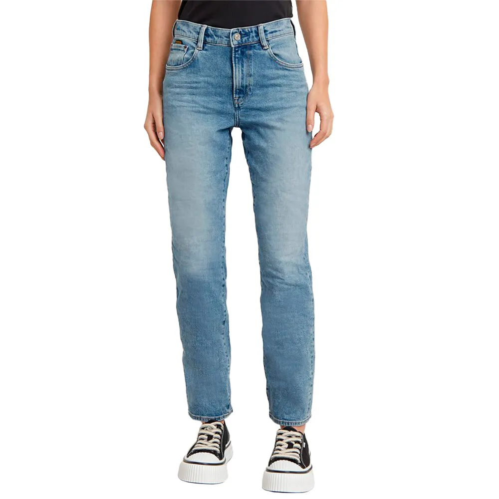 Джинсы G-Star Viktoria High Straight Fit, синий 
Джинсы G-Star Viktoria High Straight Fit, синий