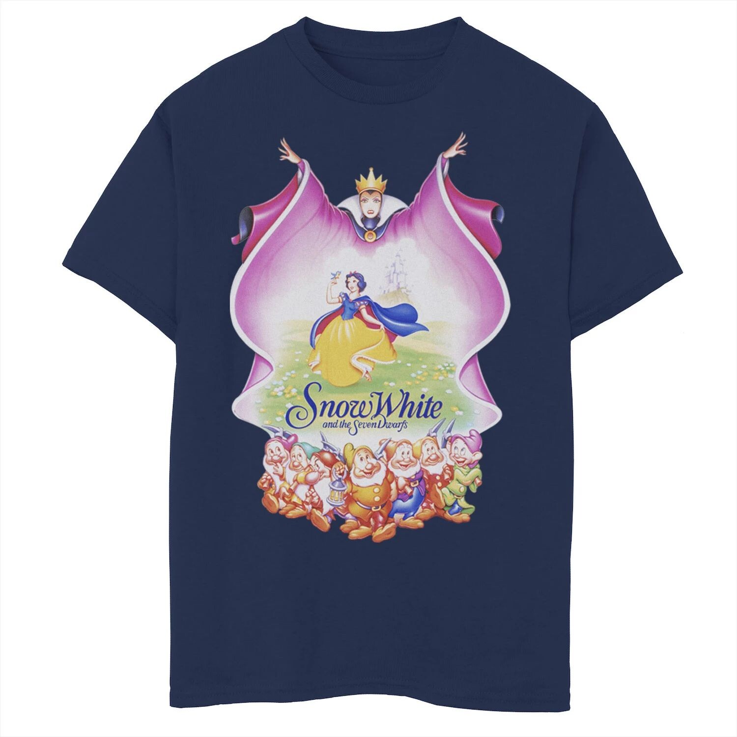Футболка с рисунком «Белоснежка Диснея» для мальчиков 8–20 лет, групповой снимок, накидка «Злая королева» Disney
Футболка с рисунком «Белоснежка Диснея» для мальчиков 8–20 лет, групповой снимок, накидка «Злая королева» Disney