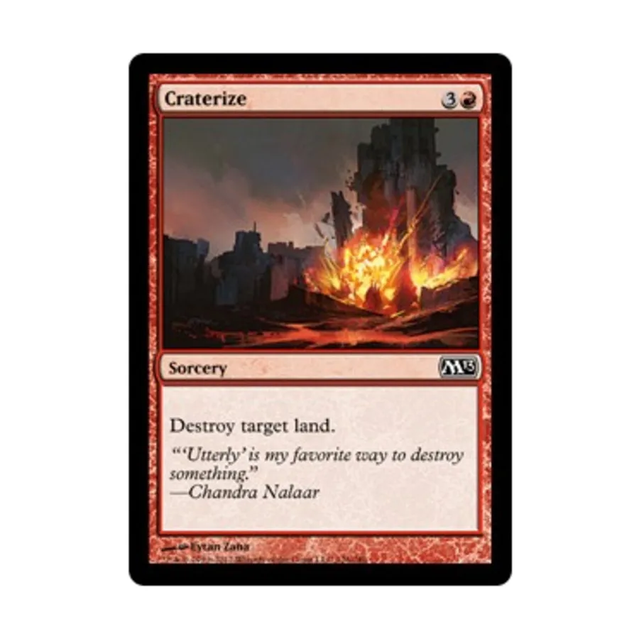 CCG Кратеризировать (С), MTG - Magic 2013
CCG Кратеризировать (С), MTG - Magic 2013