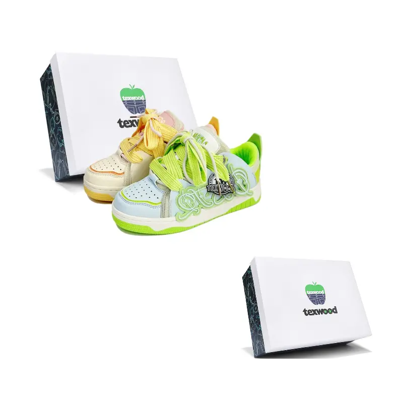 TEXWOOD Низкие скейтерские кроссовки унисекс — разноцветные, цвет Mismatched Box 
TEXWOOD Низкие скейтерские кроссовки унисекс — разноцветные, цвет Mismatched Box