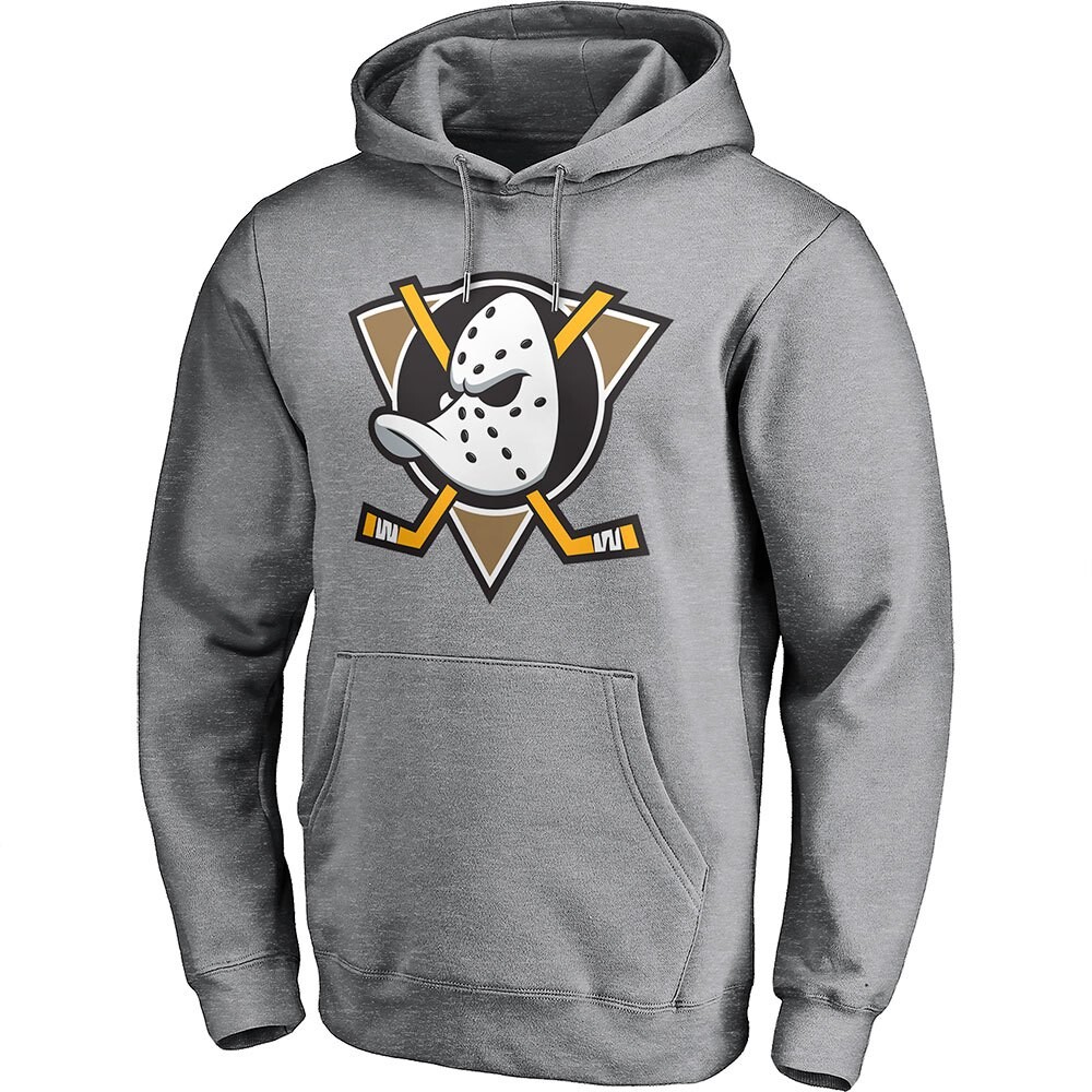 Худи Fanatics Anaheim Ducks Value Essentials, серый 
Худи Fanatics Anaheim Ducks Value Essentials, серый