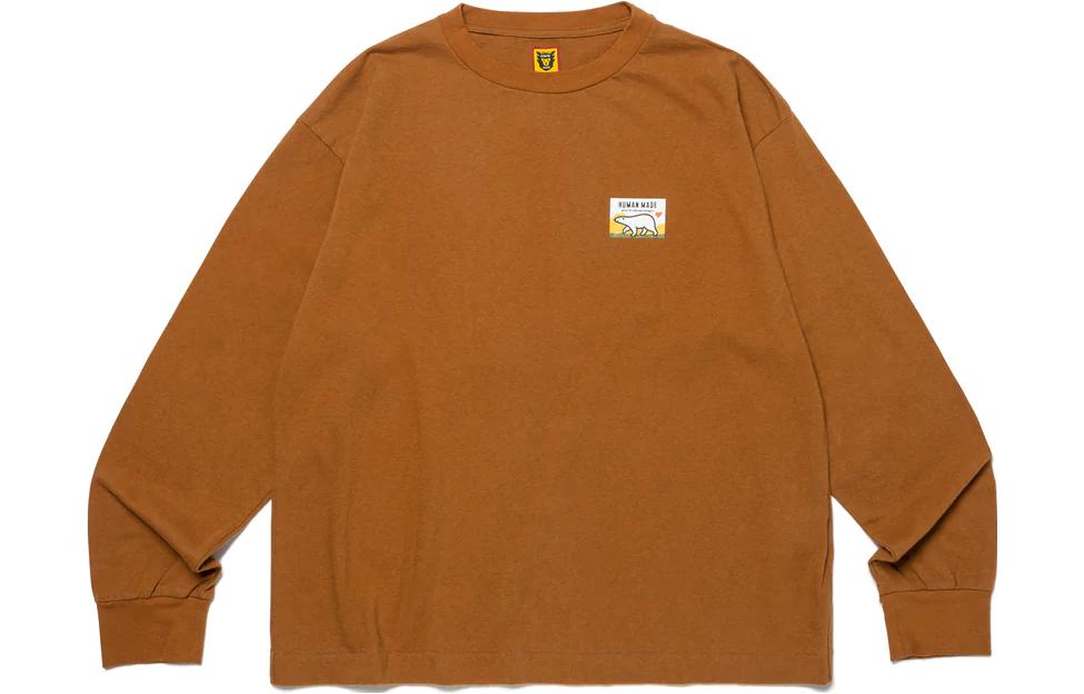 Футболка с длинным рукавом и принтом логотипа HUMAN MADE, желтый
Футболка с длинным рукавом и принтом логотипа HUMAN MADE, желтый