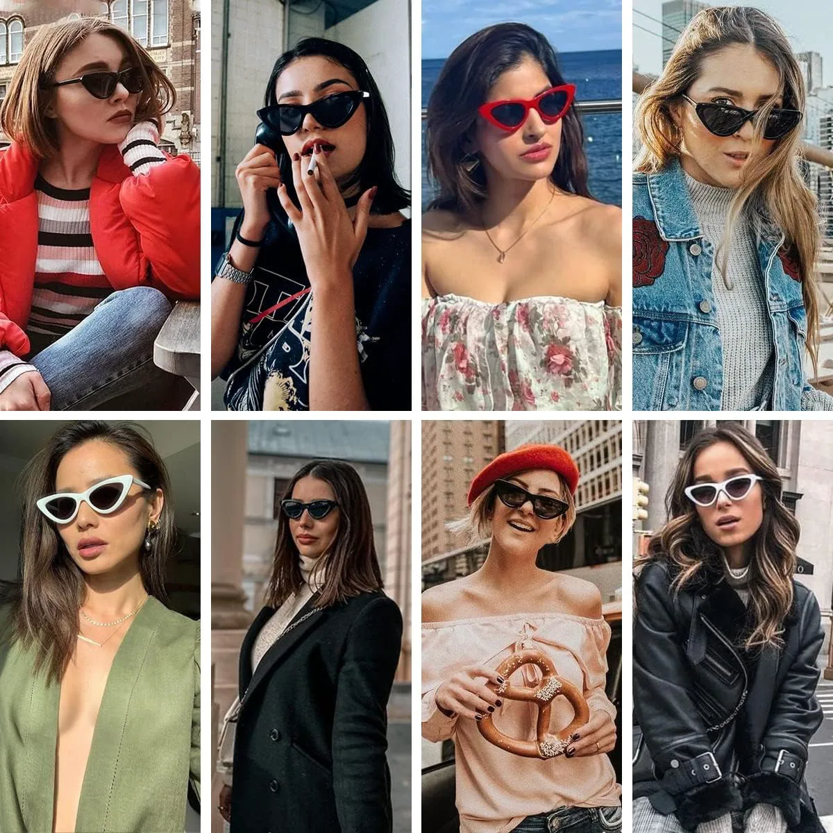 Винтажные солнцезащитные очки «кошачий глаз» для женщин. Классические ретро-очки с узким оправой «кошачий глаз», защита от УФ-излучения UV400 GFUIARA, Pink
Винтажные солнцезащитные очки «кошачий глаз» для женщин. Классические ретро-очки с узким оправой «кошачий глаз», защита от УФ-излучения UV400 GFUIARA, Pink