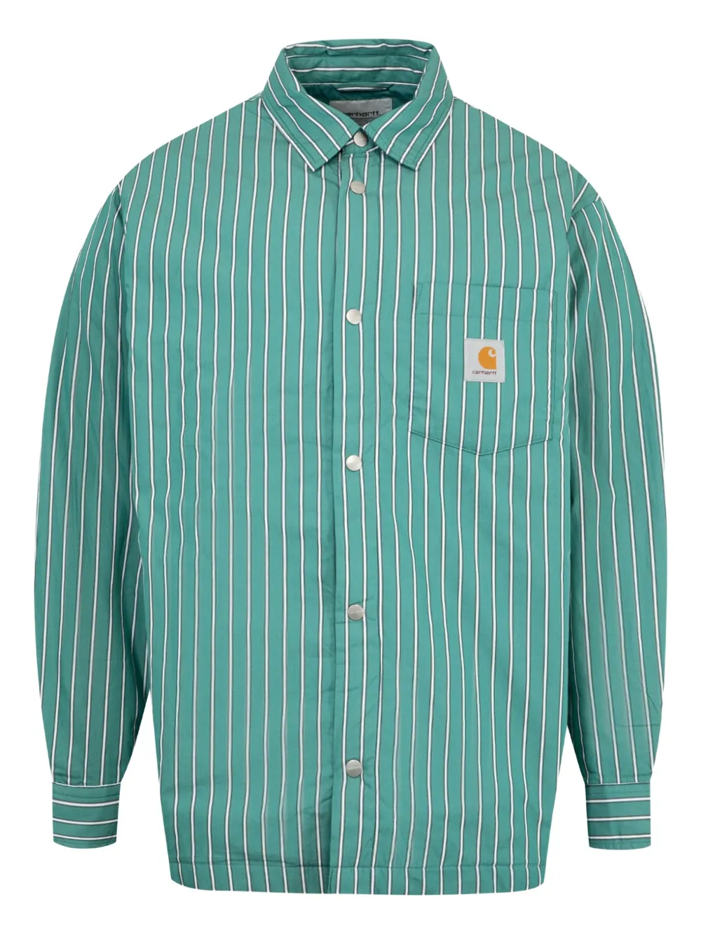 Жаккардовая куртка-рубашка Grimsby в полоску CARHARTT WIP, синий
Жаккардовая куртка-рубашка Grimsby в полоску CARHARTT WIP, синий