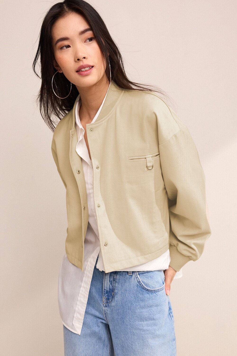 Бомбер с узором «елочка» Next, серый
Бомбер с узором «елочка» Next, серый