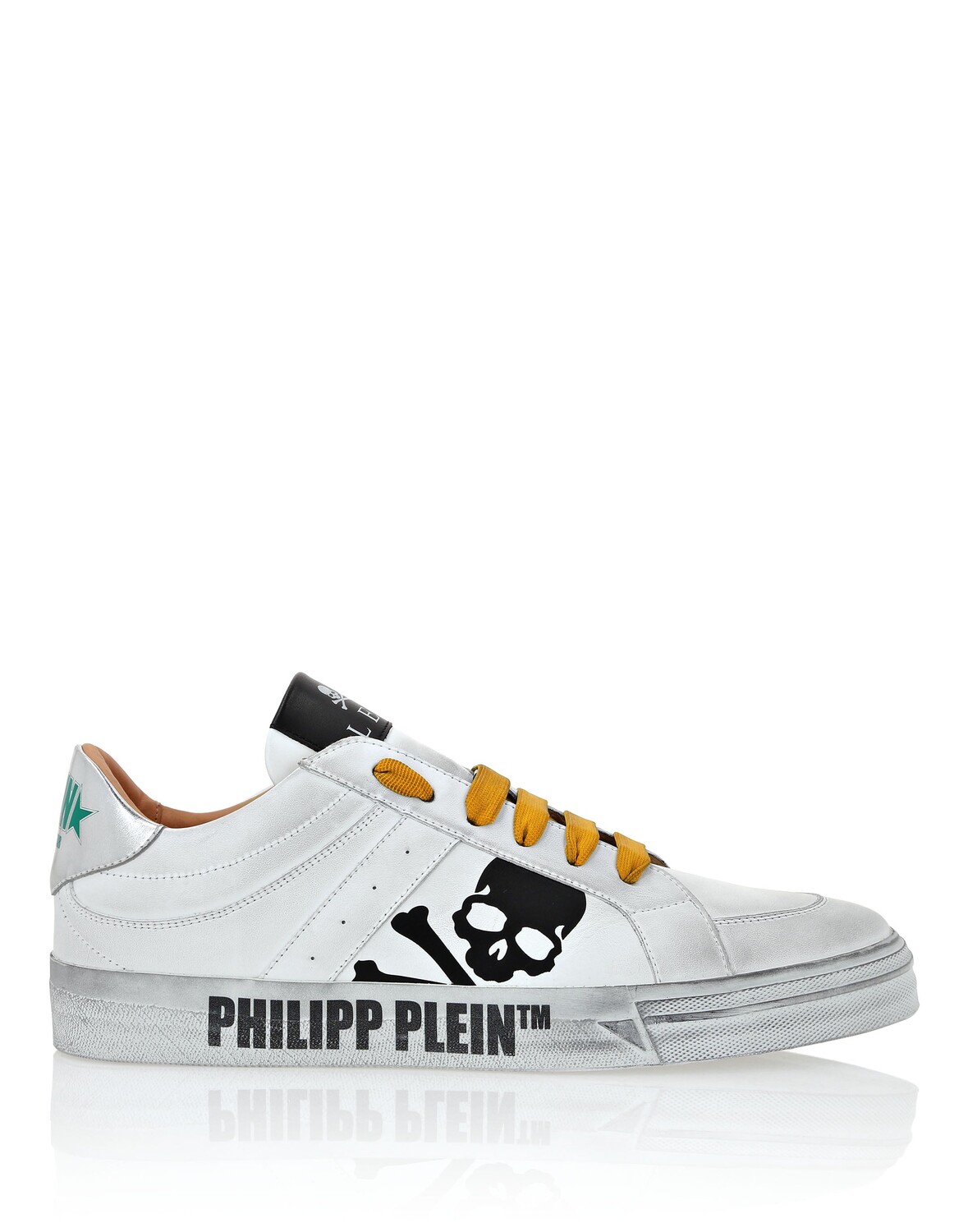 Кожаные кроссовки Retrokickz TM Philipp Plein, белый
Кожаные кроссовки Retrokickz TM Philipp Plein, белый