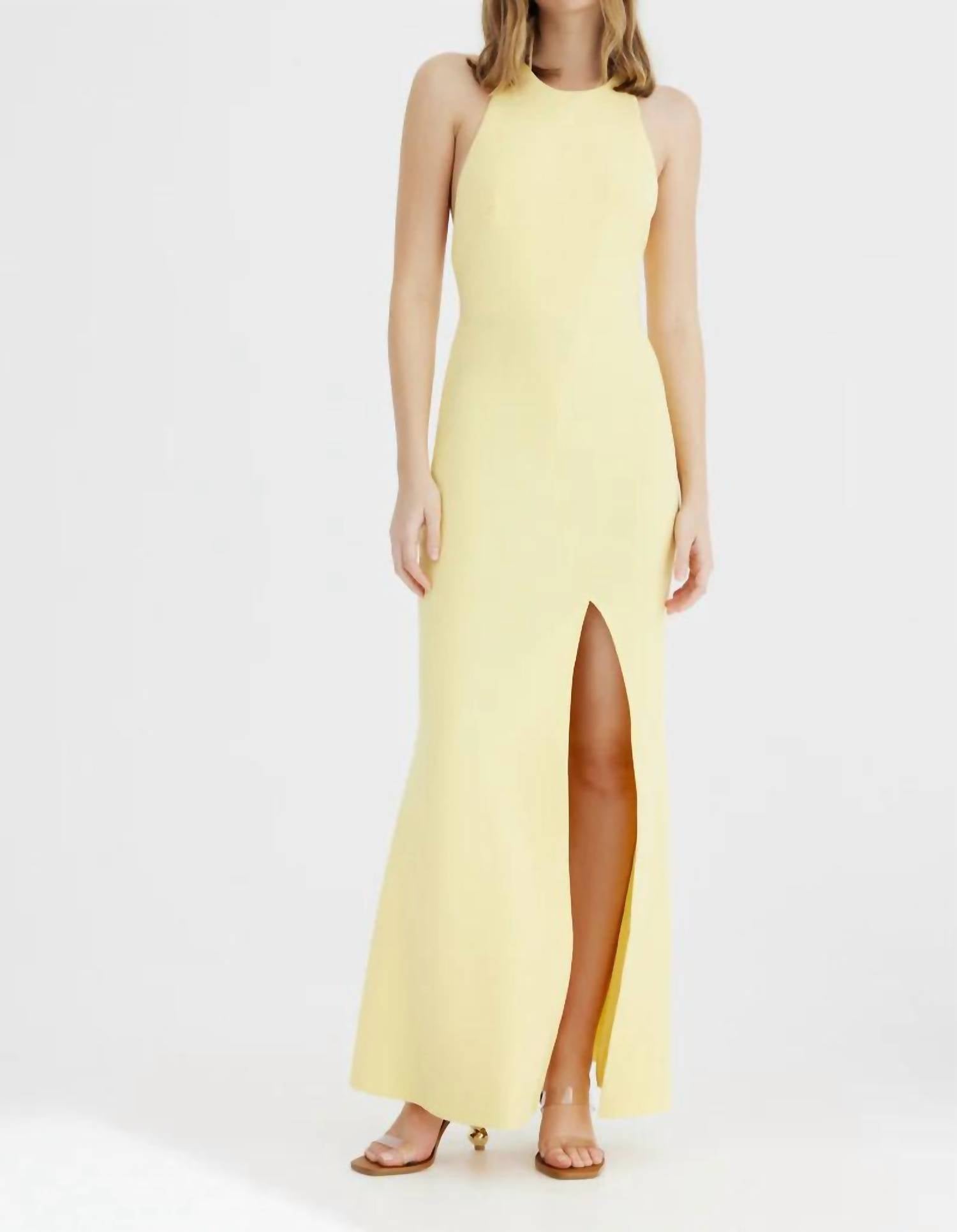 Платье Poet High Neck в лимонном цвете SIGNIFICANT OTHER, цвет lemon 
Платье Poet High Neck в лимонном цвете SIGNIFICANT OTHER, цвет lemon