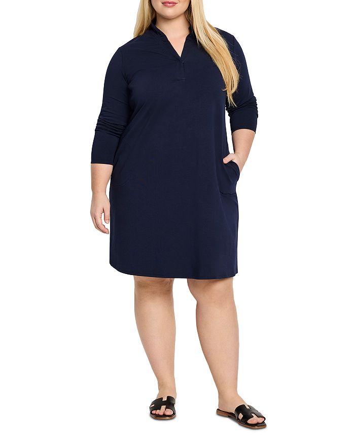 Платье с оборками NIC+ZOE Plus, синий
Платье с оборками NIC+ZOE Plus, синий