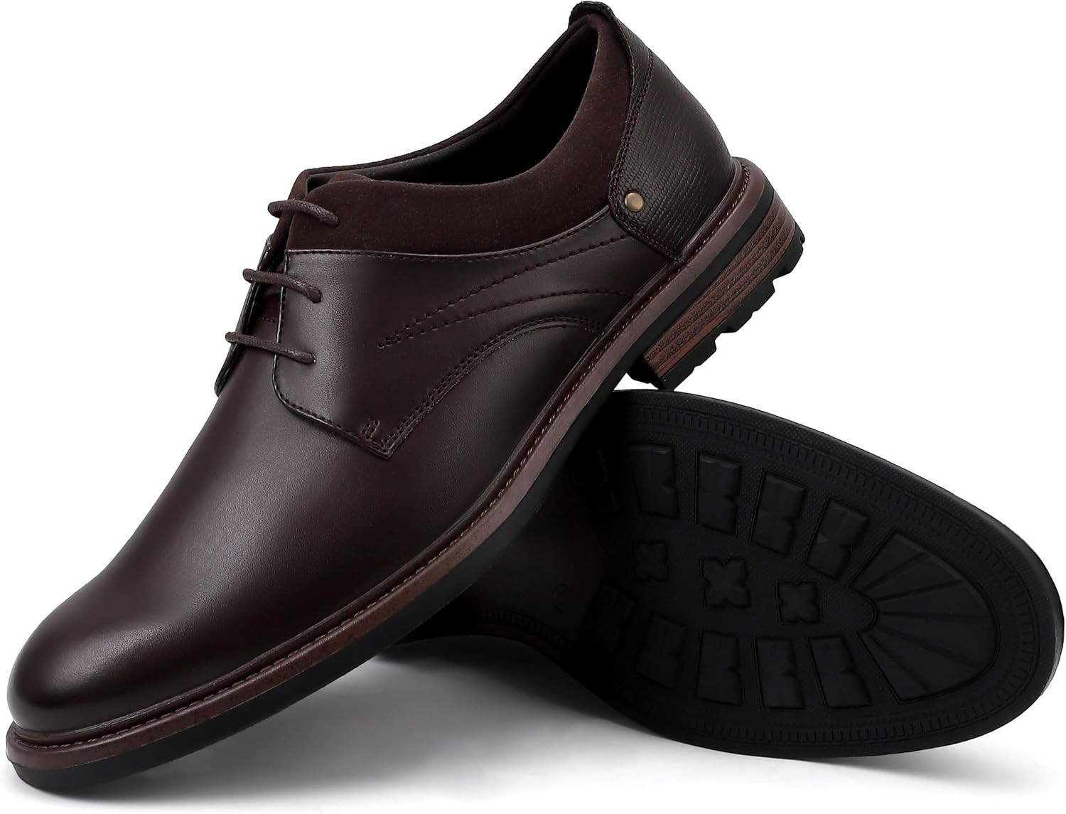 Мужские классические туфли, мужские оксфорды, стильные кожаные туфли на шнуровке с декоративными перфорациями, деловые повседневные формальные дерби Eliteland, темно-коричневый
Мужские классические туфли, мужские оксфорды, стильные кожаные туфли на шнуровке с декоративными перфорациями, деловые повседневные формальные дерби Eliteland, темно-коричневый