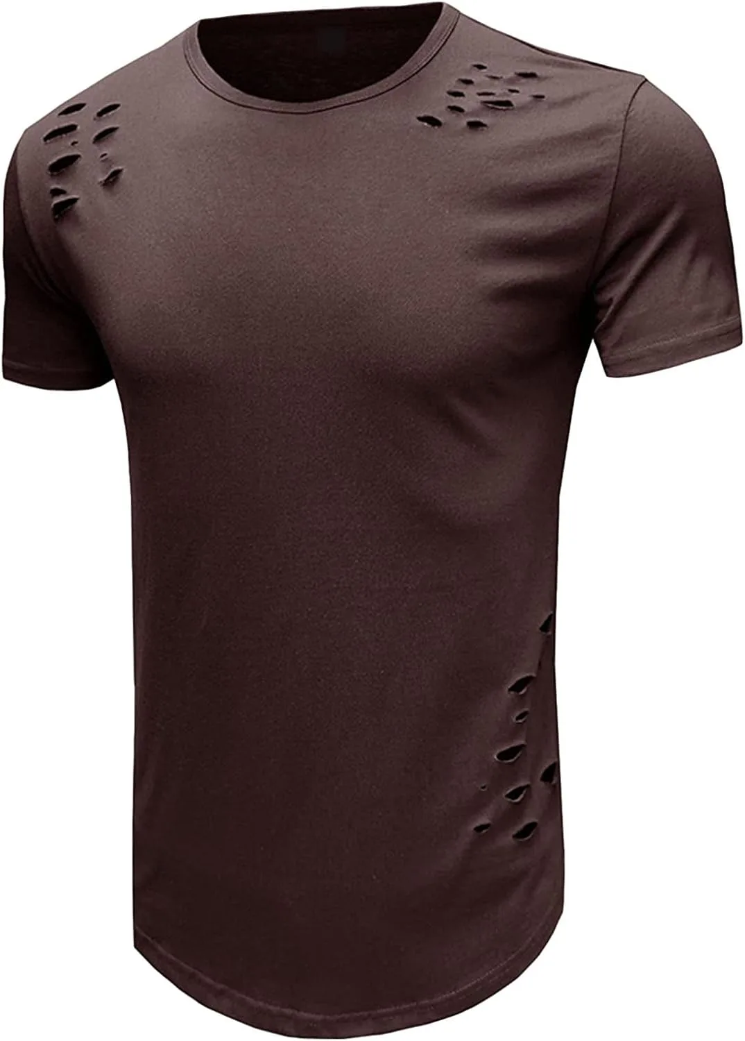 Мужская футболка с круглым вырезом и потертостями Gsywaipei
Мужская футболка с круглым вырезом и потертостями Gsywaipei