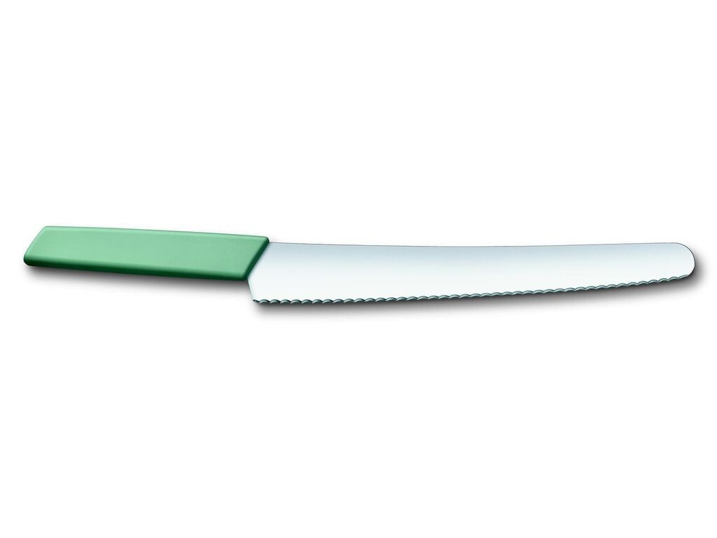 Нож для хлеба Victorinox Swiss Modern - 26 см - нержавеющая сталь/ПП-пластик - голубой Victorinox Swiss Army
Нож для хлеба Victorinox Swiss Modern - 26 см - нержавеющая сталь/ПП-пластик - голубой Victorinox Swiss Army