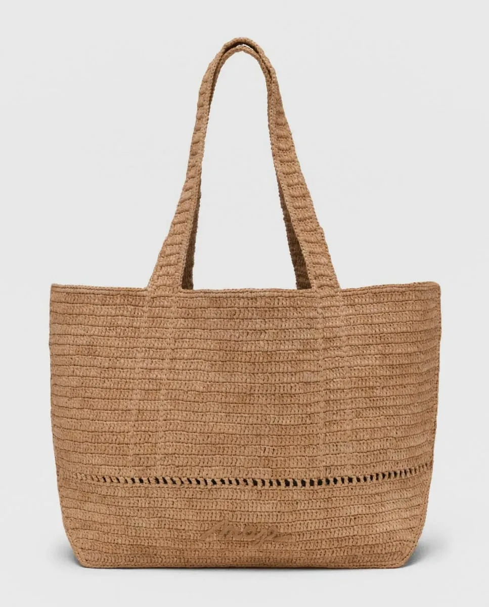 Женская сумка-шоппер из рафии, связанная крючком Maje, бежевый
Женская сумка-шоппер из рафии, связанная крючком Maje, бежевый