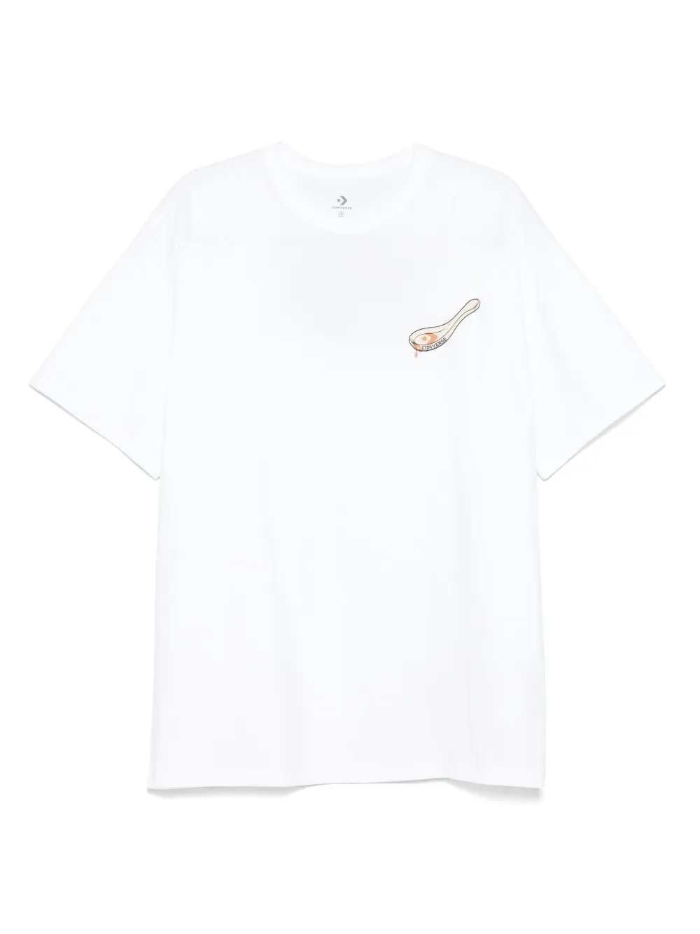 Футболка с графичным принтом Converse, белый 
Футболка с графичным принтом Converse, белый