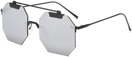 Солнцезащитные очки большого размера для женщин, квадратная оправа, модные мужские солнцезащитные очки прозрачные, красные, синие, розовые, UV400 MTZJH, Silver Mirror
Солнцезащитные очки большого размера для женщин, квадратная оправа, модные мужские солнцезащитные очки прозрачные, красные, синие, розовые, UV400 MTZJH, Silver Mirror