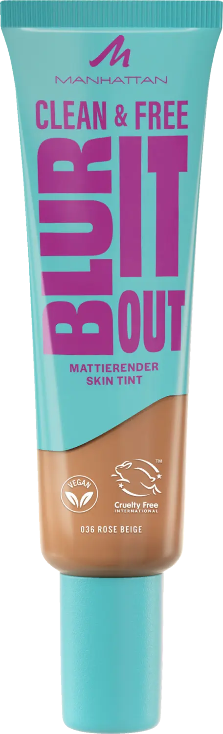 Тональный крем Manhattan Clean & Free Blur It Out Skin Tint 36 Rose Beige LSF20 
Тональный крем Manhattan Clean & Free Blur It Out Skin Tint 36 Rose Beige LSF20