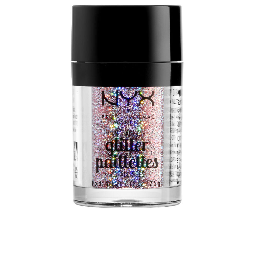 Тени для век Glitter pailletes metallic glitter eyeshadow Nyx professional make up, 2,50 г, beauty beam
Тени для век Glitter pailletes metallic glitter eyeshadow Nyx professional make up, 2,50 г, beauty beam
