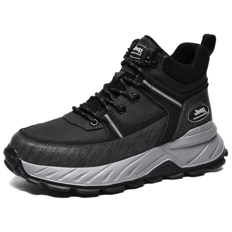 Jeep Мужские походные кроссовки средней высоты, черные
Jeep Мужские походные кроссовки средней высоты, черные