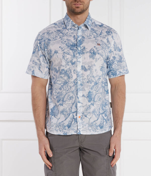 Рубашка мужская Napapijri с узором, синий
Рубашка мужская Napapijri с узором, синий