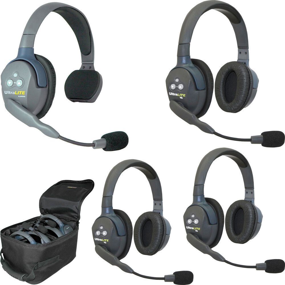 Беспроводной интерком Eartec UltraLITE 4-Person Full-Duplex Wireless Intercom UL413
Беспроводной интерком Eartec UltraLITE 4-Person Full-Duplex Wireless Intercom UL413