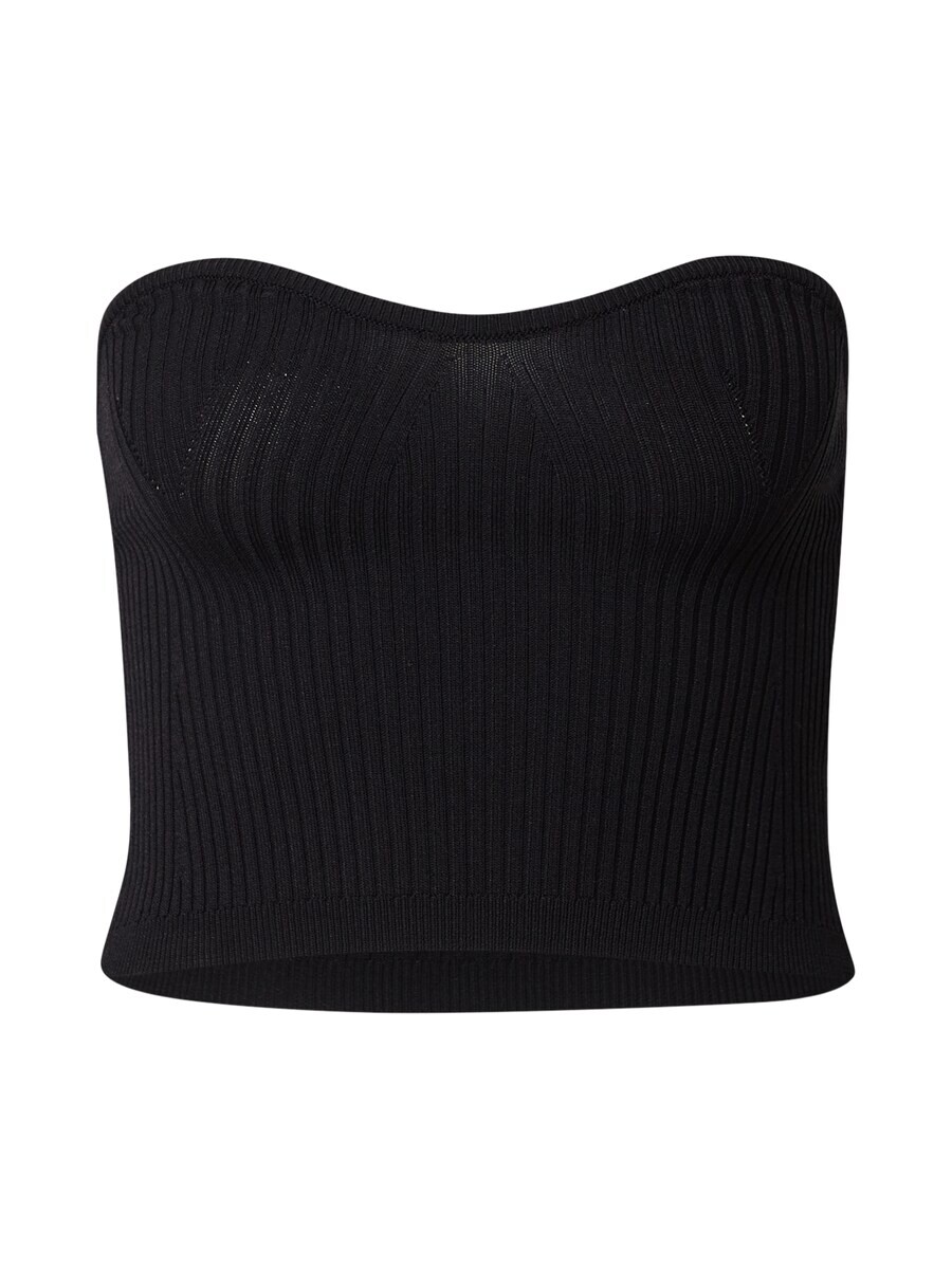 Вязаный топ Leni Klum X About You CHARLIE, черный 
Вязаный топ Leni Klum X About You CHARLIE, черный