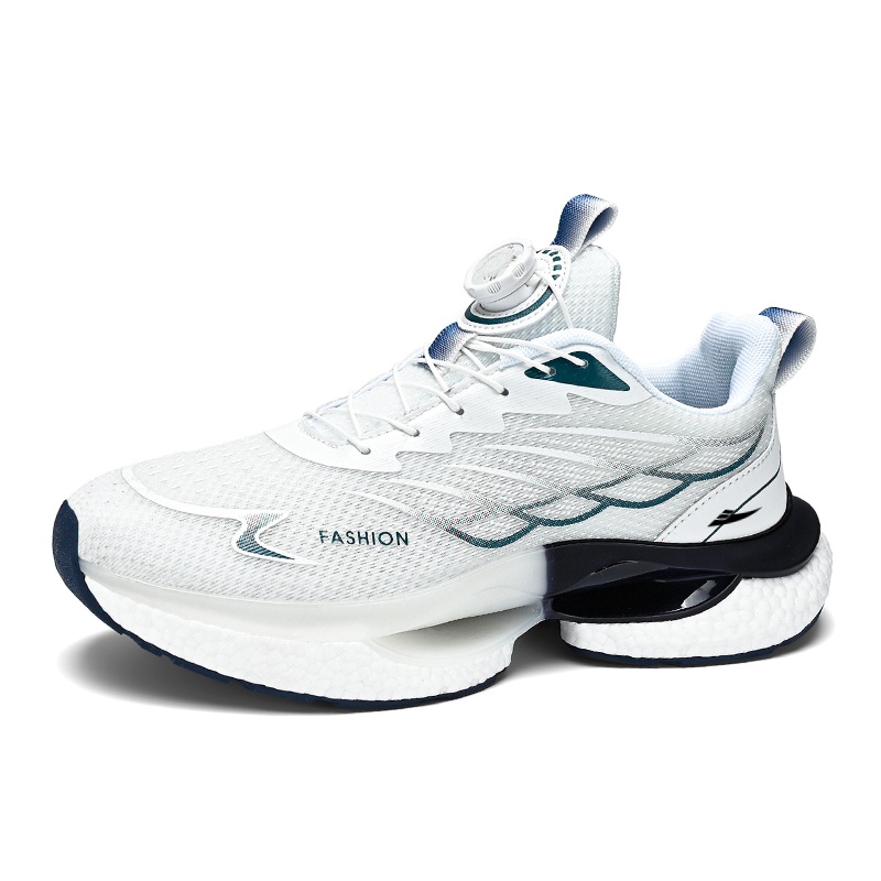Kuding Амортизирующие нескользящие износостойкие дышащие легкие беговые кроссовки с эффектом отскока мужские бело-голубые, цвет White Blue
Kuding Амортизирующие нескользящие износостойкие дышащие легкие беговые кроссовки с эффектом отскока мужские бело-голубые, цвет White Blue