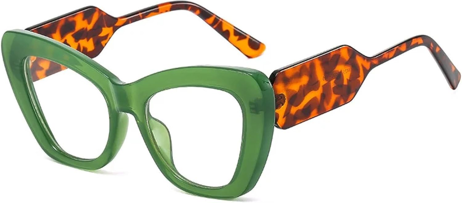 Солнцезащитные очки с защитой от УФ-излучения UV400 | Большие очки «кошачий глаз» для женщин, контрастный градиент, для занятий спортом на открытом воздухе и вождения DSVIGF, Green Leopard Clear
Солнцезащитные очки с защитой от УФ-излучения UV400 | Большие очки «кошачий глаз» для женщин, контрастный градиент, для занятий спортом на открытом воздухе и вождения DSVIGF, Green Leopard Clear