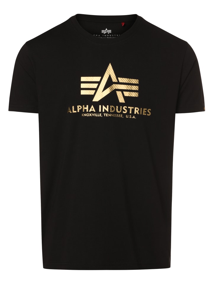 Футболка черно-золотого цвета Alpha Industries, Черный, Футболка черно-золотого цвета Alpha Industries
Футболка черно-золотого цвета Alpha Industries, Черный, Футболка черно-золотого цвета Alpha Industries