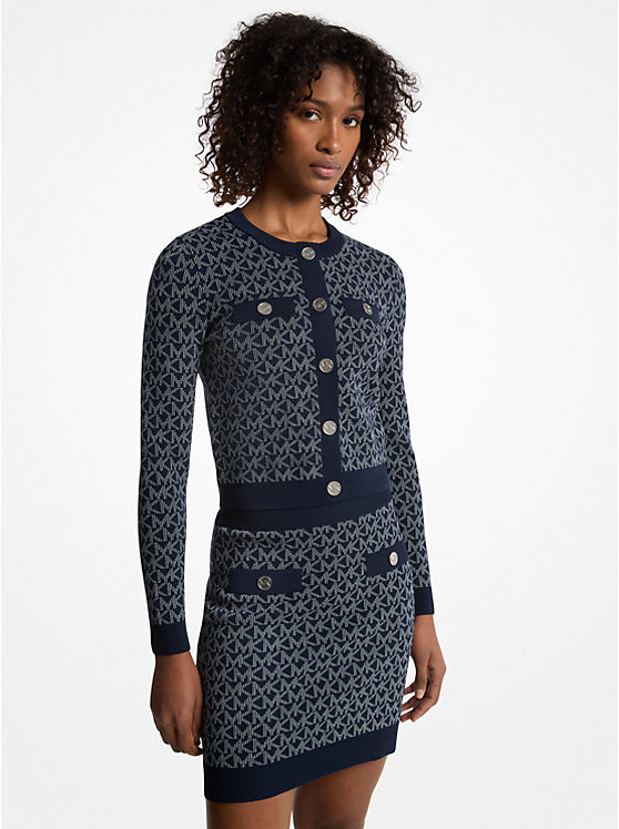 Укороченная жаккардовая куртка с логотипом Michael Kors, синий
Укороченная жаккардовая куртка с логотипом Michael Kors, синий