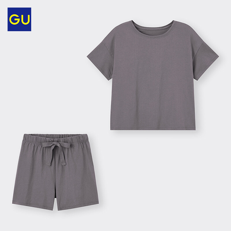 Пижама женская GU футболка и шорты, темно-синий
Пижама женская GU футболка и шорты, темно-синий