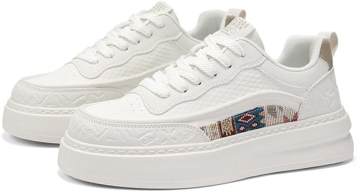 Мужские модные повседневные кроссовки из кожи с вышитыми узорами, легкая и толстая подошва, дышащий и удобный верх Meixi Mobile, слоновая кость
Мужские модные повседневные кроссовки из кожи с вышитыми узорами, легкая и толстая подошва, дышащий и удобный верх Meixi Mobile, слоновая кость