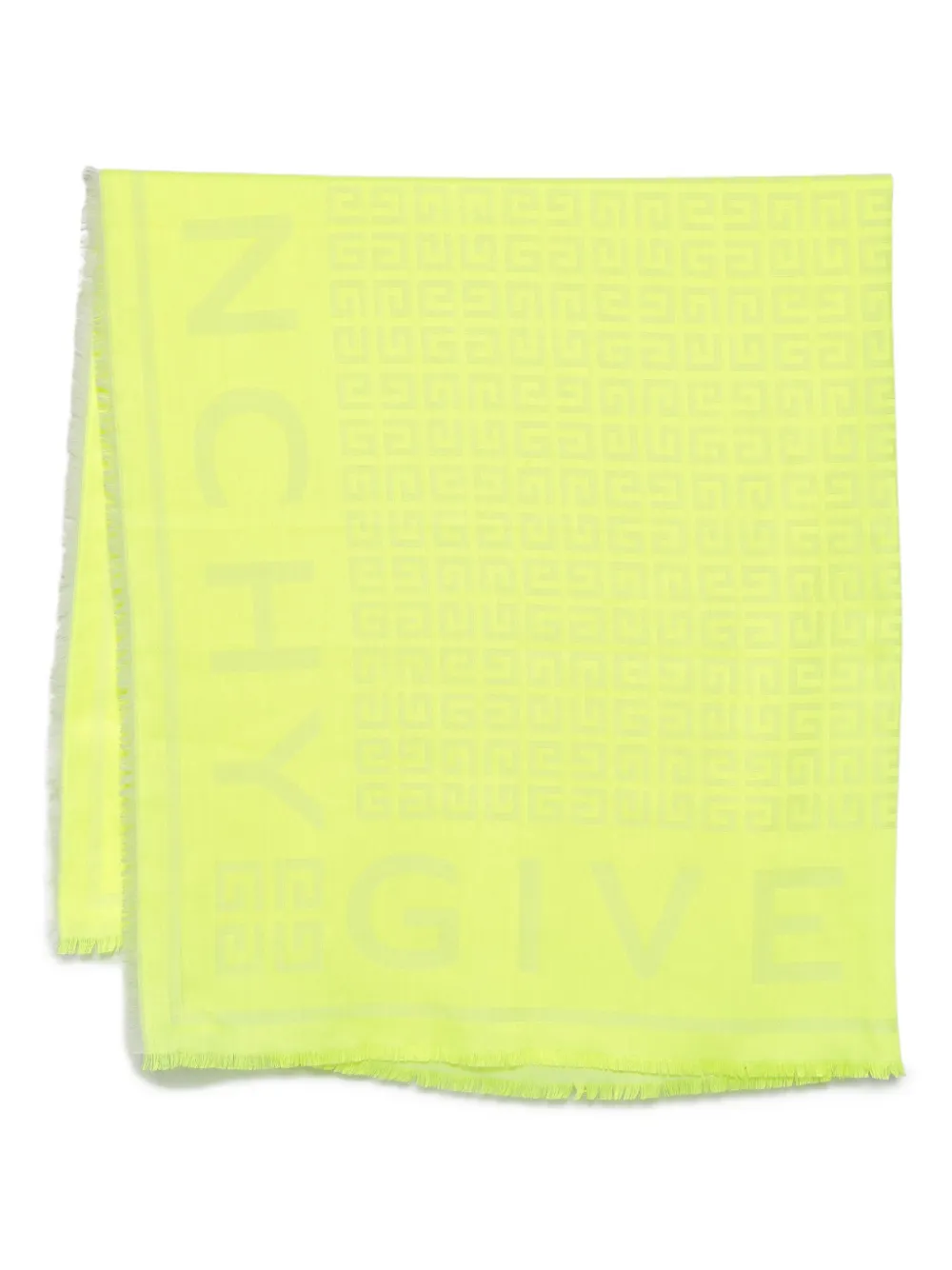 Шарф с логотипом и жаккардовым узором Givenchy, желтый
Шарф с логотипом и жаккардовым узором Givenchy, желтый