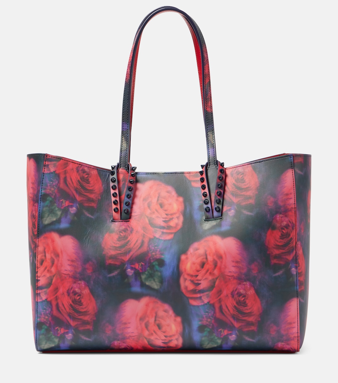 Кабата маленькая кожаная сумка-тоут Christian Louboutin, разноцветный 
Кабата маленькая кожаная сумка-тоут Christian Louboutin, разноцветный