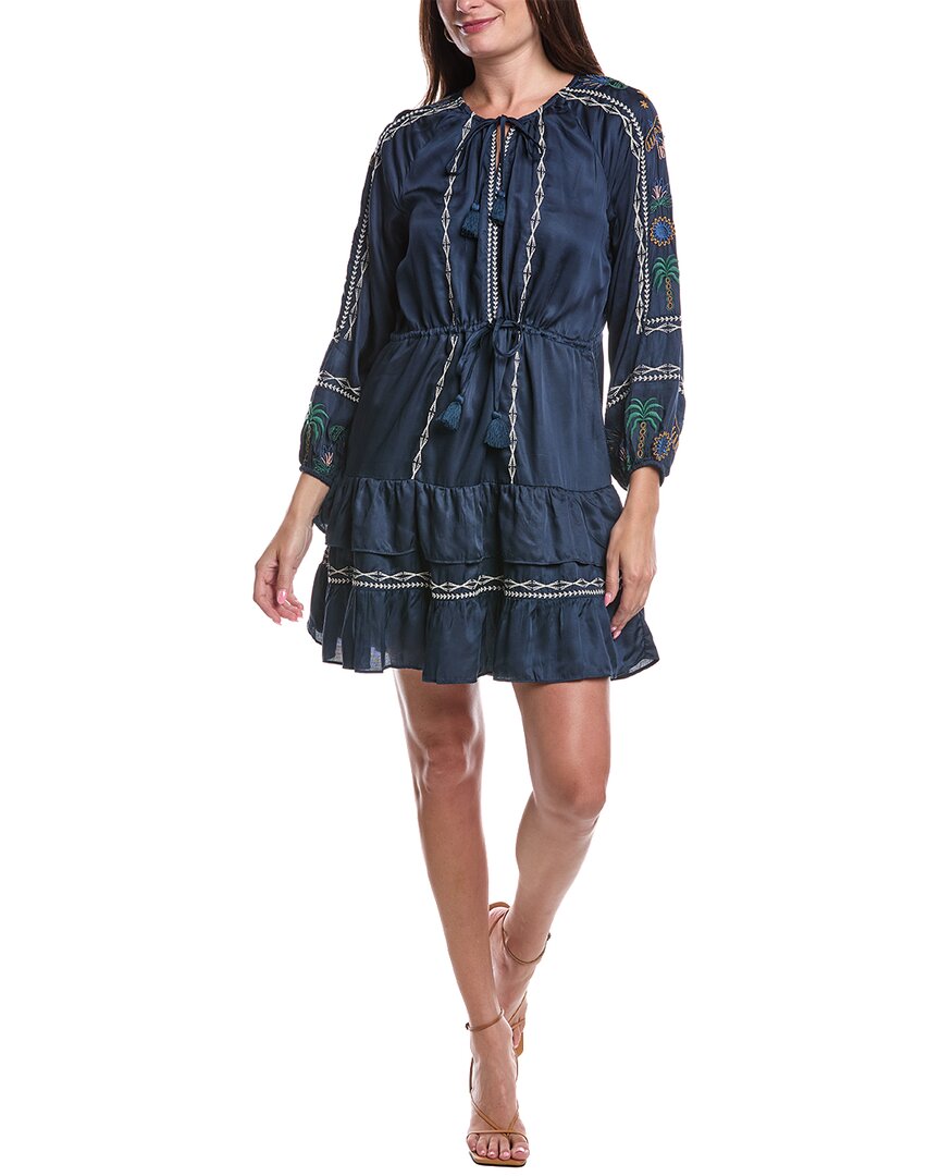 Джонни Вас Пети Лекси Многоярусное Мини-платье Johnny Was, синий
Джонни Вас Пети Лекси Многоярусное Мини-платье Johnny Was, синий