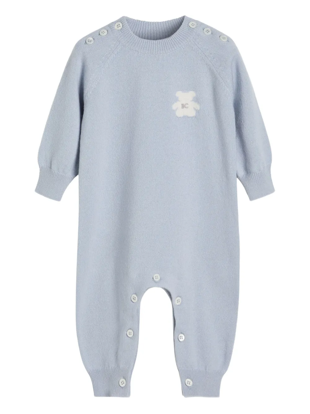 Кашемировый комбинезон с аппликацией мишки Brunello Cucinelli Kids, синий
Кашемировый комбинезон с аппликацией мишки Brunello Cucinelli Kids, синий