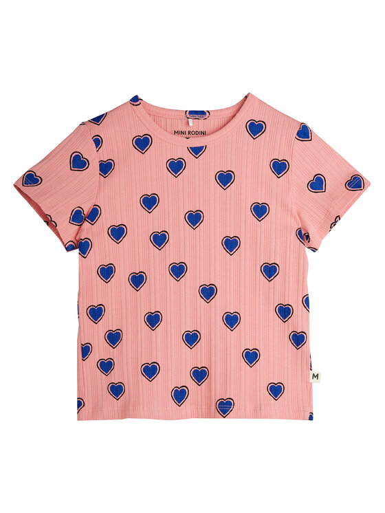 Футболка regular fit 2522013128 Mini Rodini, розовый 
Футболка regular fit 2522013128 Mini Rodini, розовый