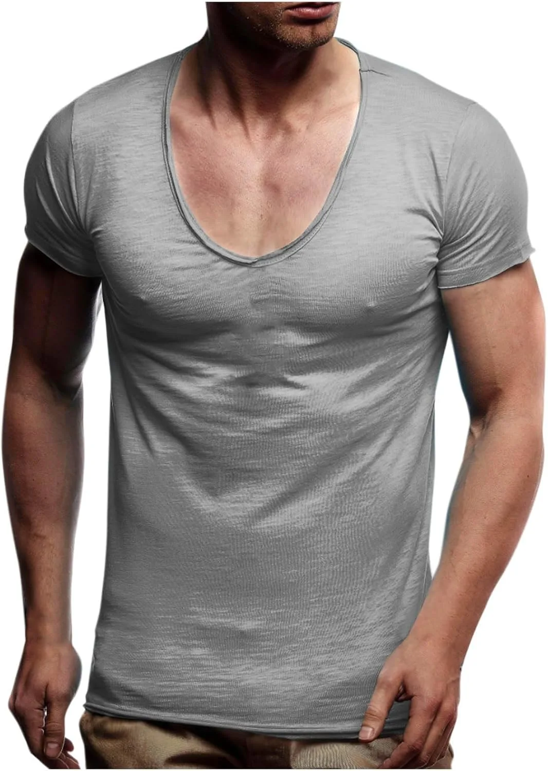 Футболка мужская Deep V Neck Muscle Fit для тренировок Xiaojmake
Футболка мужская Deep V Neck Muscle Fit для тренировок Xiaojmake