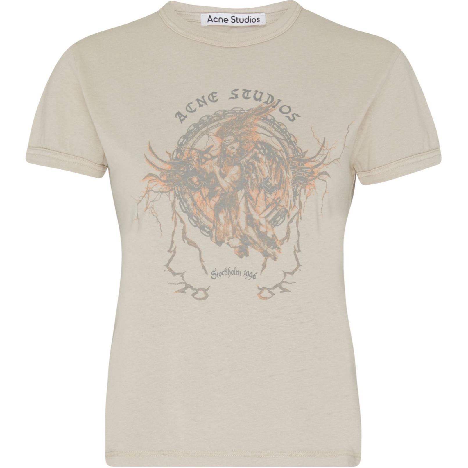 Футболка с принтом логотипа Acne Studios, выцветший серый
Футболка с принтом логотипа Acne Studios, выцветший серый