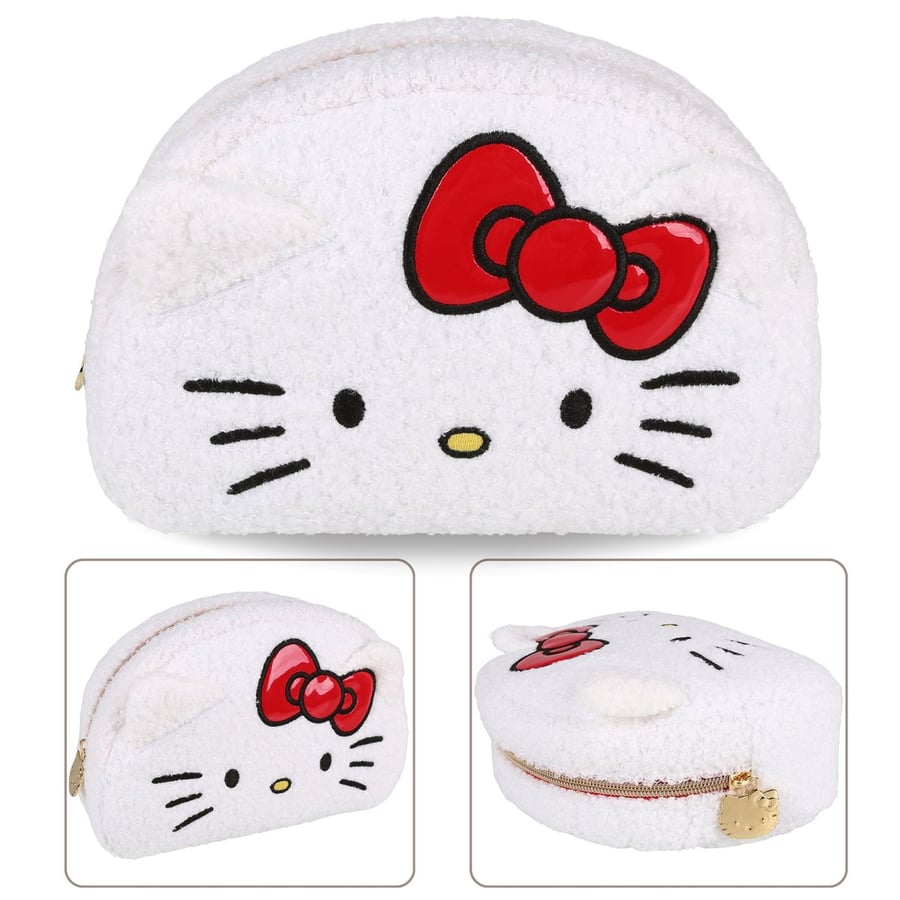 Дорожная косметичка Hello Kitty White, плюшевая, вместительная 22x15x7 см sarcia.eu
Дорожная косметичка Hello Kitty White, плюшевая, вместительная 22x15x7 см sarcia.eu