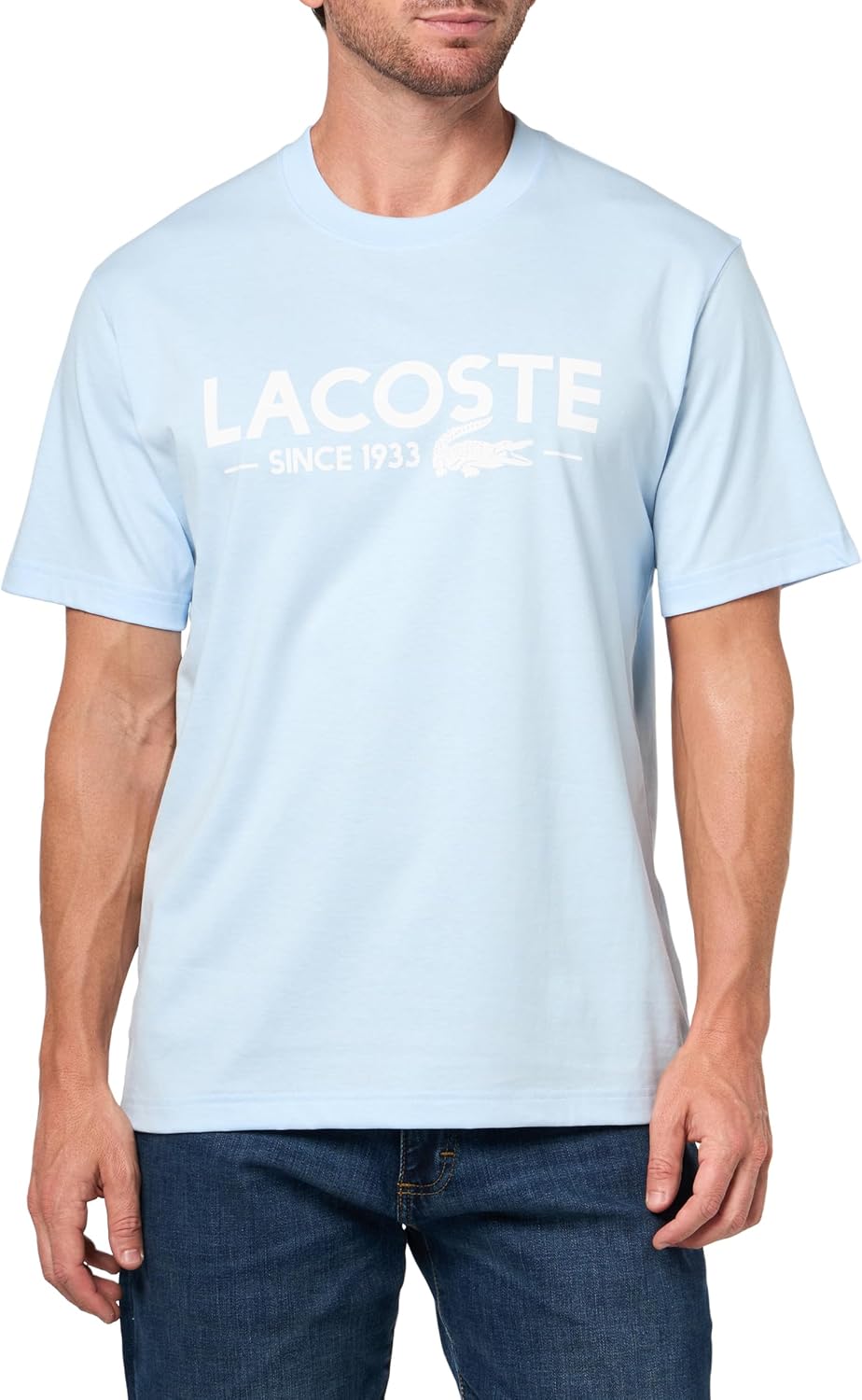 Мужская футболка Lacoste Classic Fit с круглым вырезом и коротким рукавом, фирменная, Rill
Мужская футболка Lacoste Classic Fit с круглым вырезом и коротким рукавом, фирменная, Rill