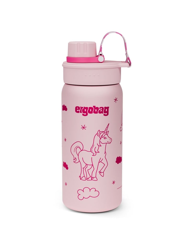 Ergobag Бутылка для воды из нержавеющей стали в форме единорога, розового цвета
Ergobag Бутылка для воды из нержавеющей стали в форме единорога, розового цвета