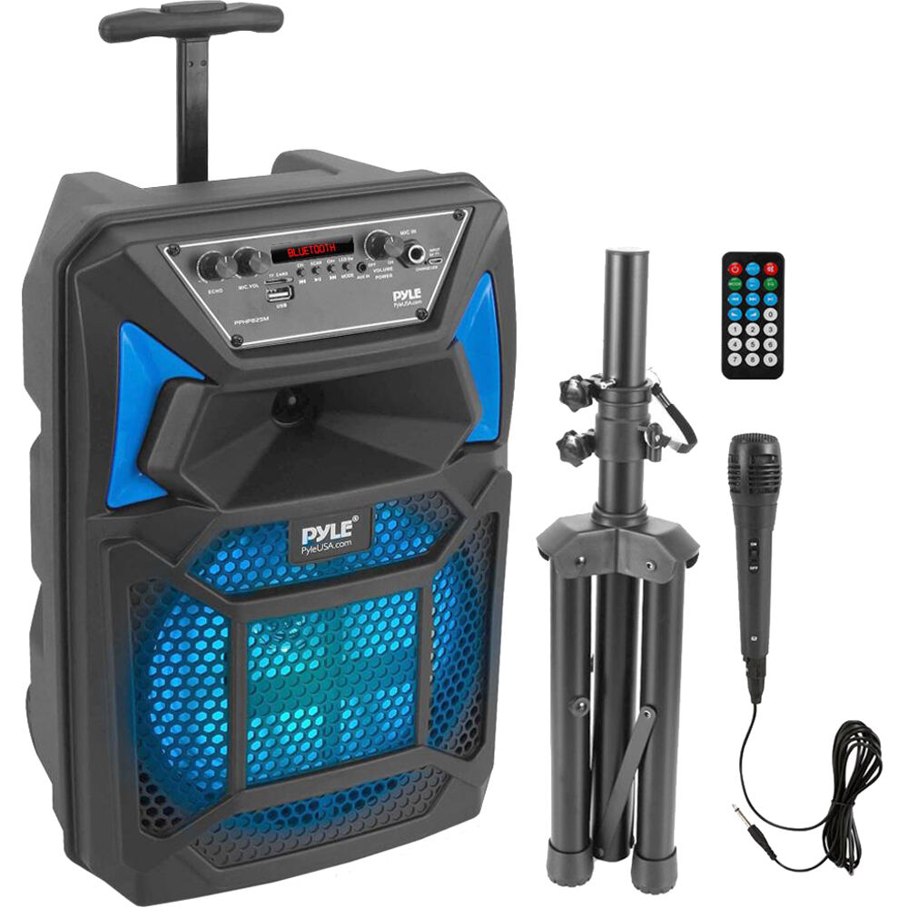 Портативная PA-системы Pyle Pro PPHP82SM 8" 2-Way 400W Portable Bluetooth PA PPHP82SM
Портативная PA-системы Pyle Pro PPHP82SM 8" 2-Way 400W Portable Bluetooth PA PPHP82SM