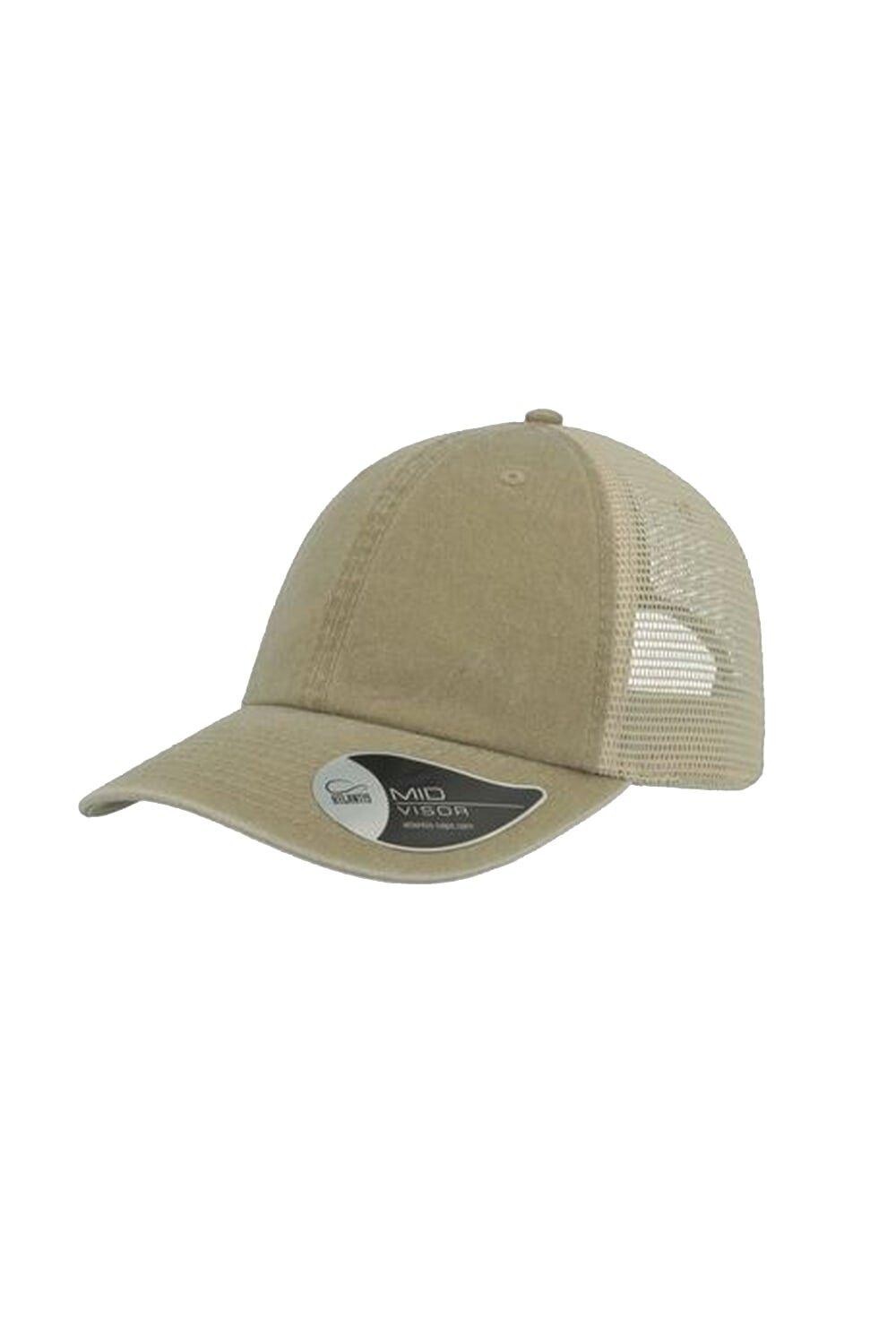 Кепка дальнобойщика с 6 панелями, окрашенная пигментом Case Atlantis, хаки