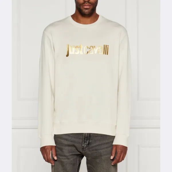 Толстовка обычного кроя Just Cavalli, экрю 
Толстовка обычного кроя Just Cavalli, экрю