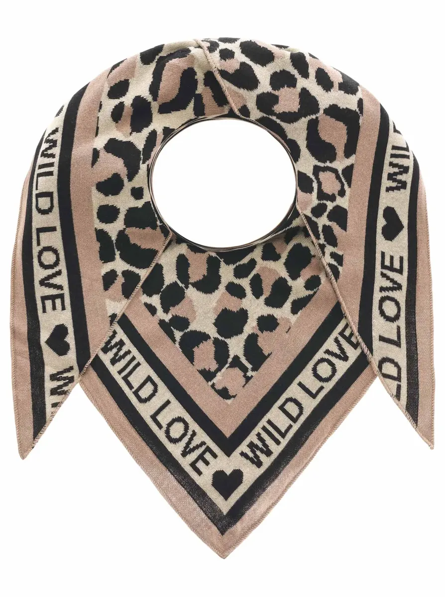 Zwillingsherz треугольный шарф "хлопковый треугольный шарф", с узором Льва и надписью, бежевый
Zwillingsherz треугольный шарф "хлопковый треугольный шарф", с узором Льва и надписью, бежевый