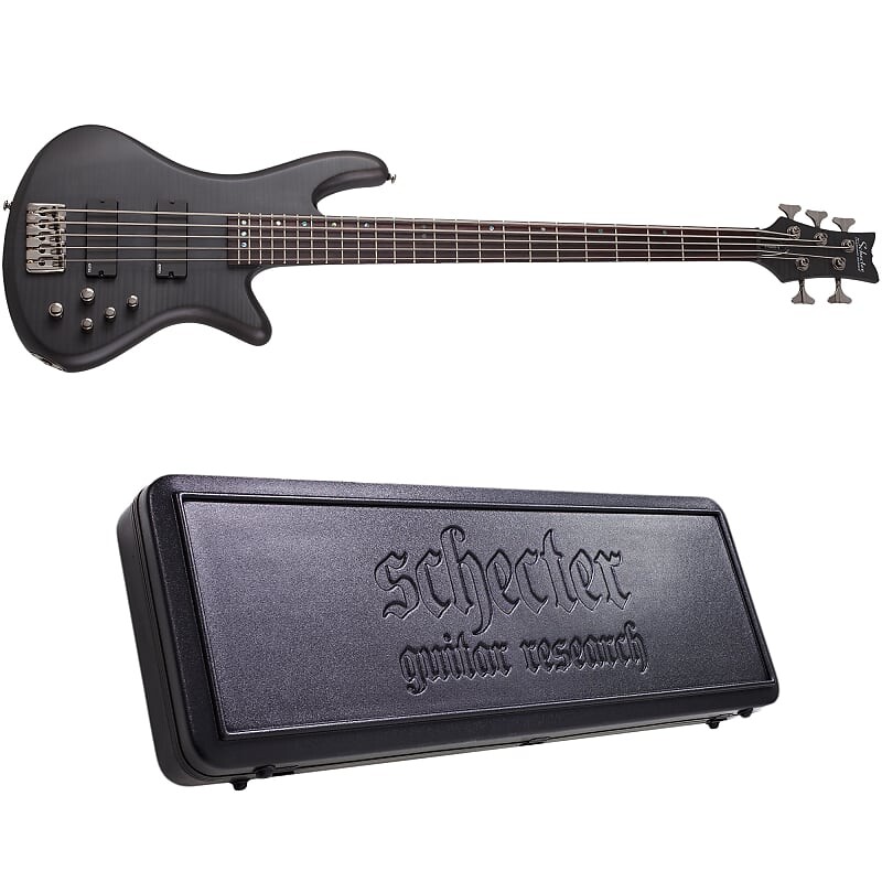 Басс гитара Schecter Stiletto Studio-5 See-Thru Black Satin 5-String Electric Bass Guitar + Hard Case Studio 5
Басс гитара Schecter Stiletto Studio-5 See-Thru Black Satin 5-String Electric Bass Guitar + Hard Case Studio 5