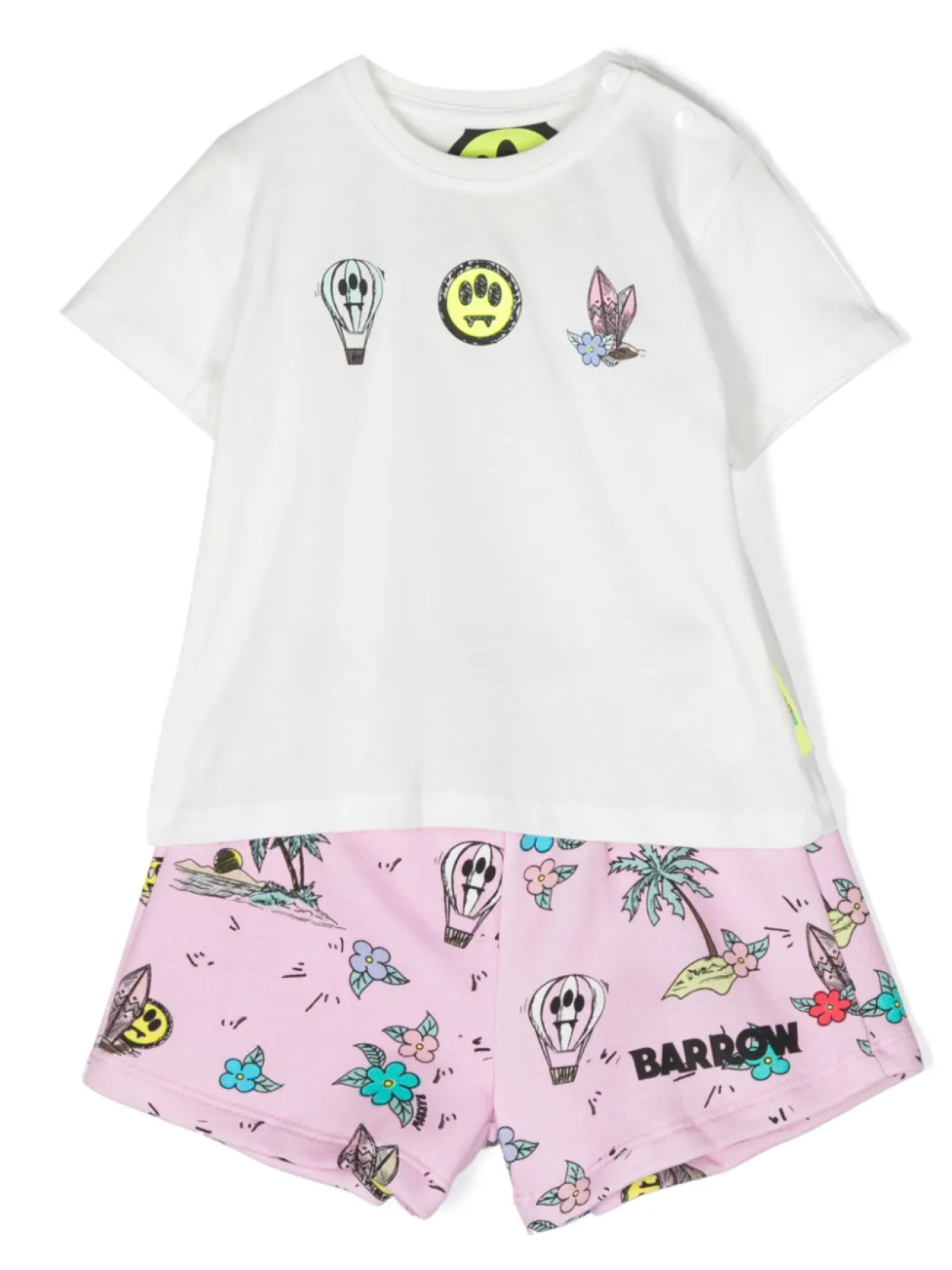 Barrow kids шорты с логотипом, белый 
Barrow kids шорты с логотипом, белый