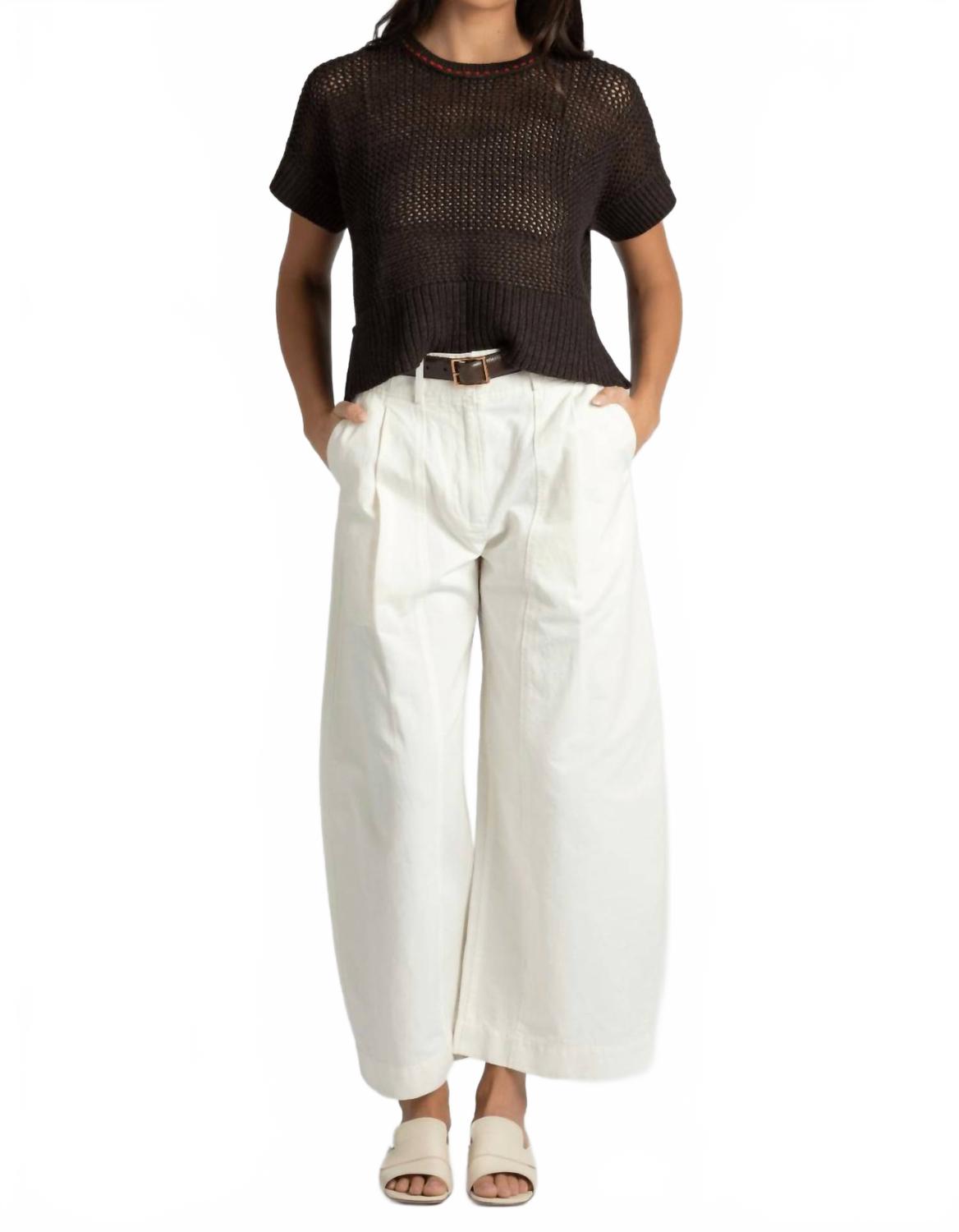 Женские укороченные брюки Cybil в кремовом цвете APIECE APART
Женские укороченные брюки Cybil в кремовом цвете APIECE APART