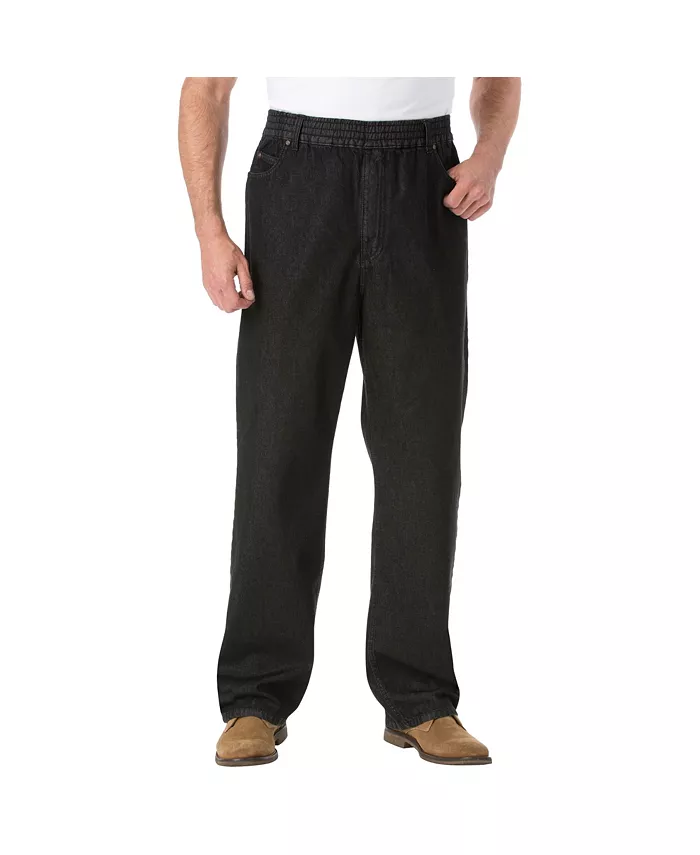 Джинсы свободного кроя с комфортной посадкой на талии Big & Tall KingSize, черный
Джинсы свободного кроя с комфортной посадкой на талии Big & Tall KingSize, черный