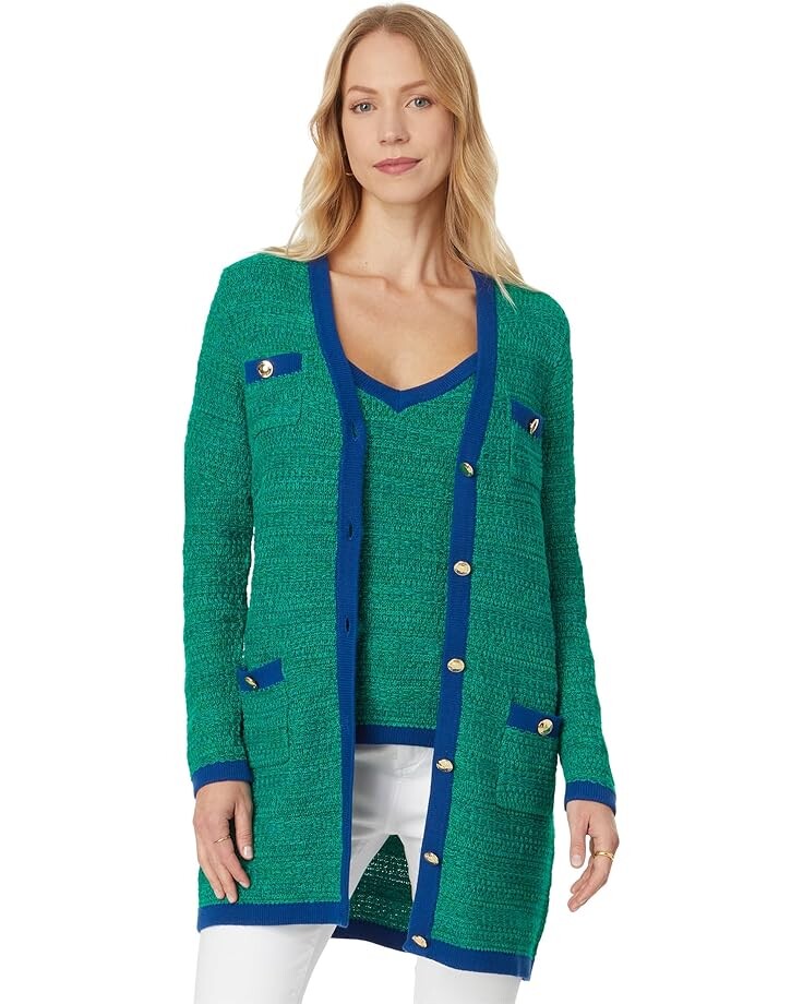 Свитер Lilly Pulitzer Tannery Sweater Set, цвет Deep Lagoon Moonlight Tweed
Свитер Lilly Pulitzer Tannery Sweater Set, цвет Deep Lagoon Moonlight Tweed