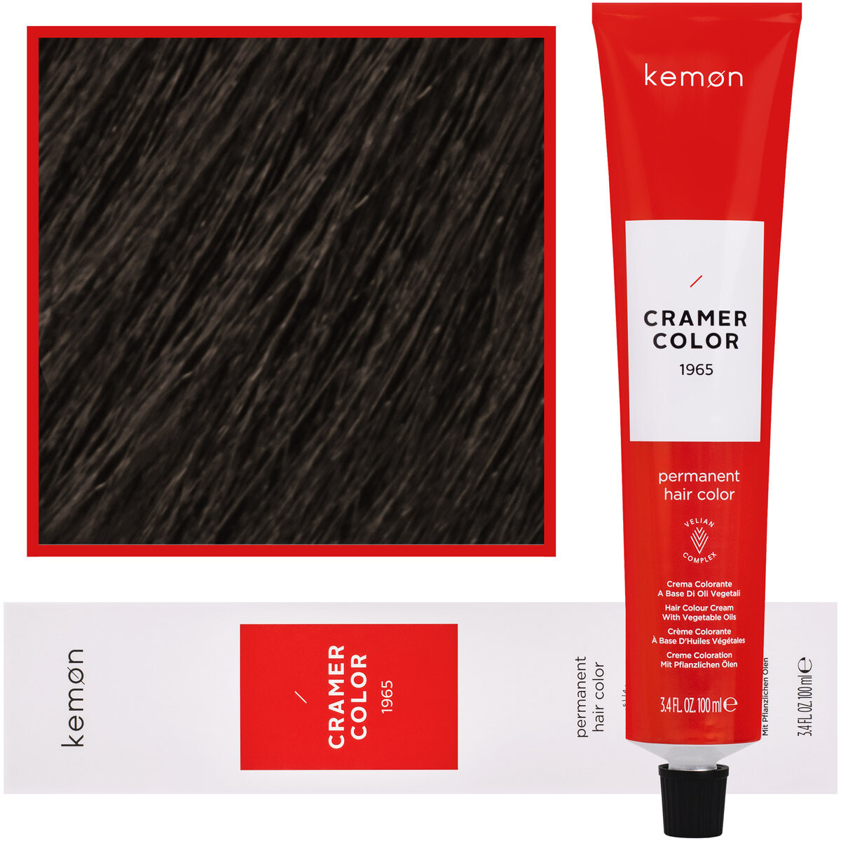 Kemon, Cramer Color 100мл кремовая краска для волос с растительными маслами 6.21 Темно-Бежевый Пепельный Блондин
Kemon, Cramer Color 100мл кремовая краска для волос с растительными маслами 6.21 Темно-Бежевый Пепельный Блондин
